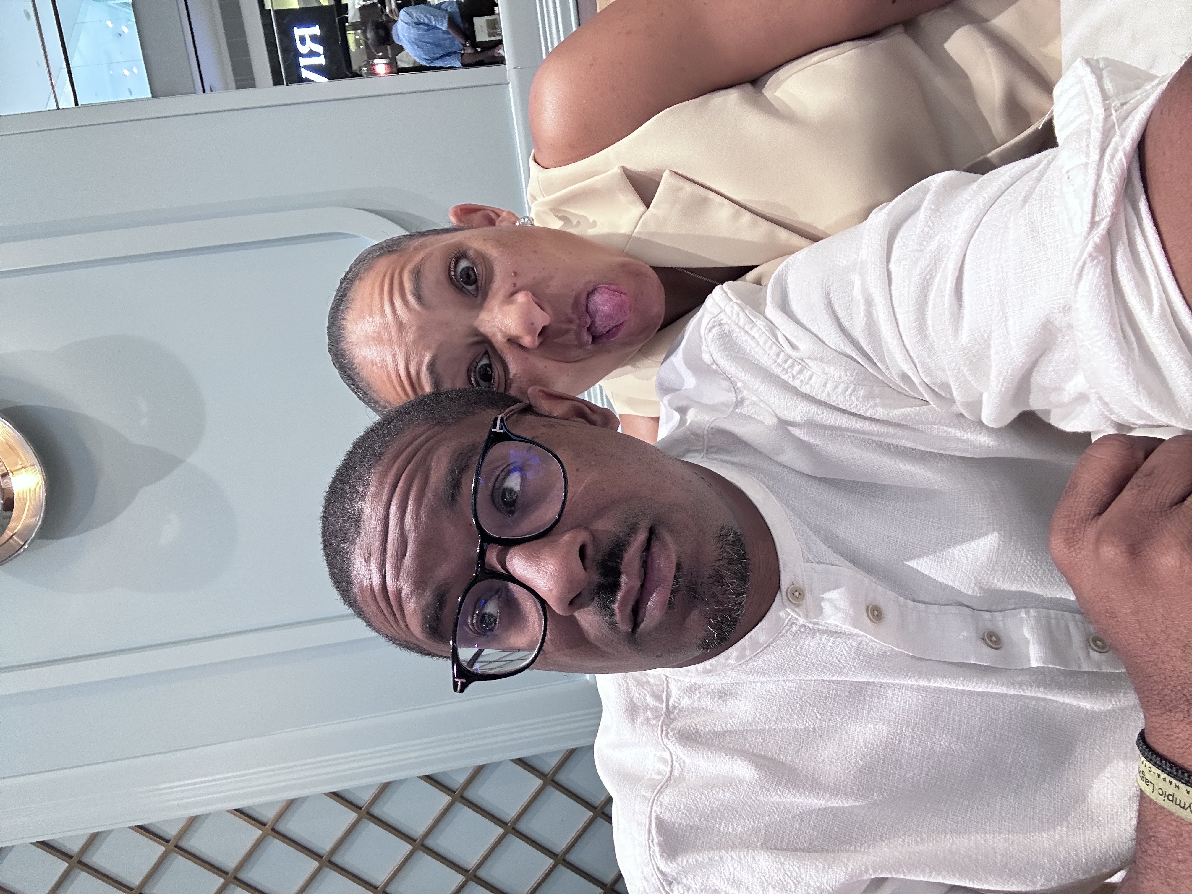 Couple Funny Faces Selfie